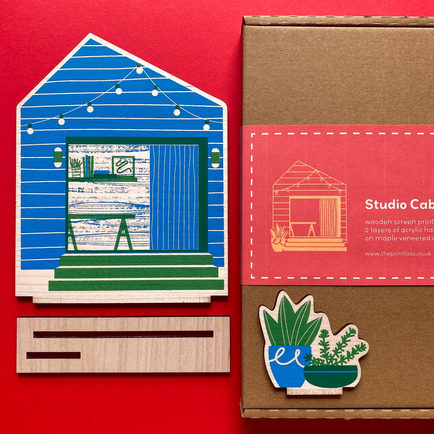 Screen Printed Studio Cabin