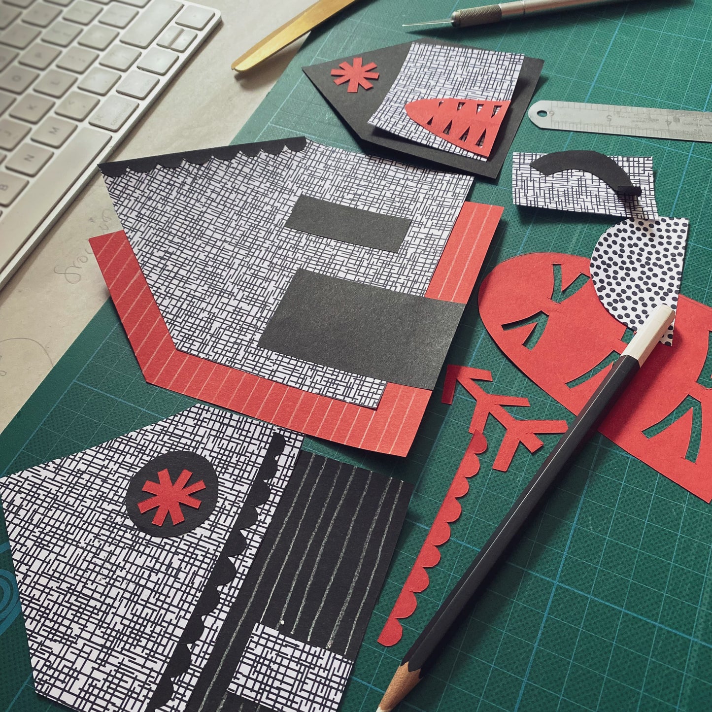 Yellow Cabins A3+ Original Screen Print