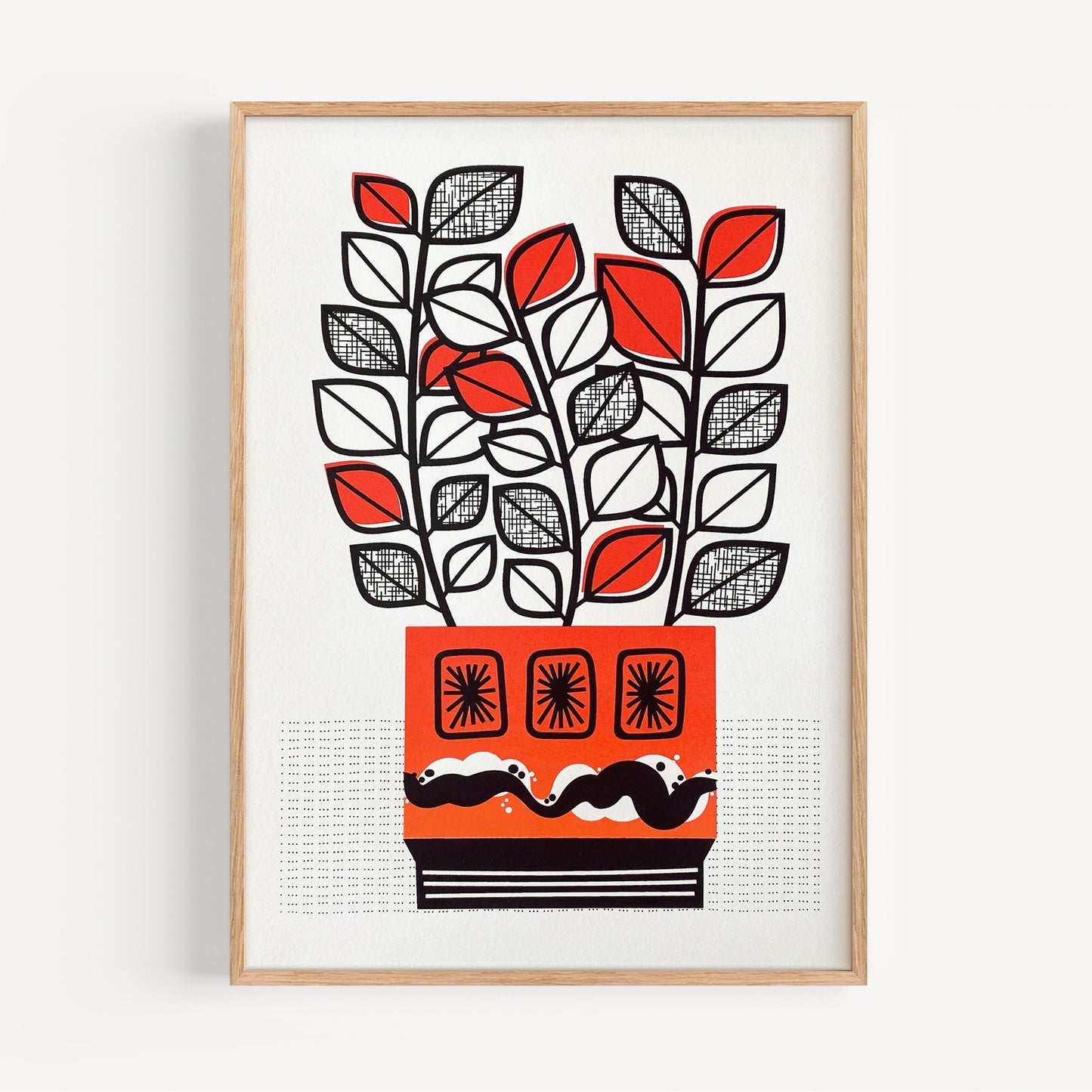 ZZ plant A3+ Original Screen Print