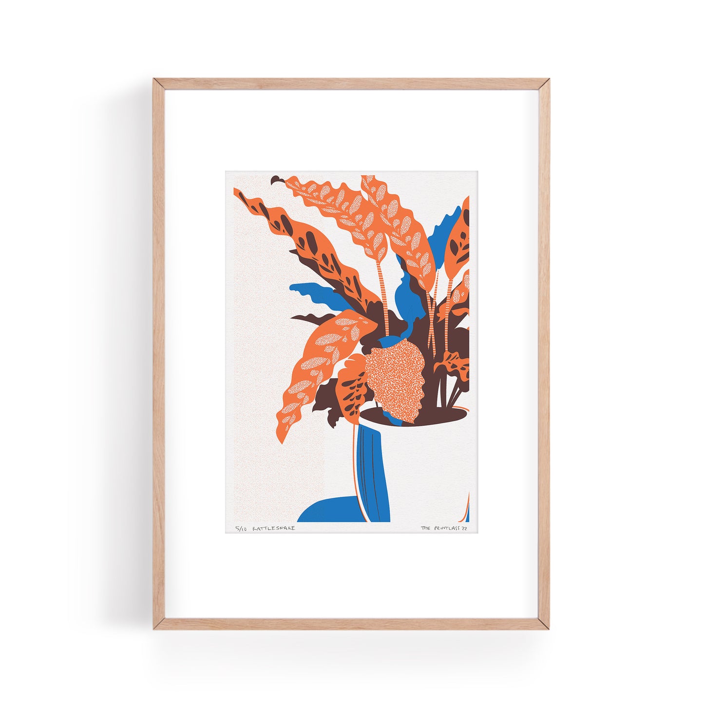 Neon Rattlesnake A3+ Screen Print