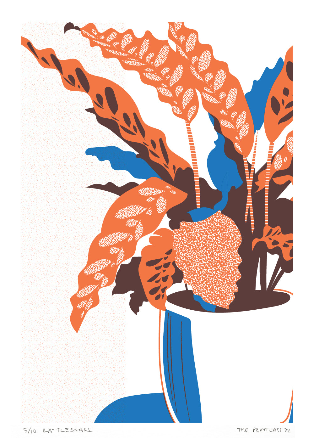 Neon Rattlesnake A3+ Screen Print
