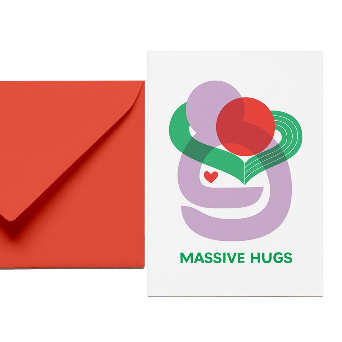 Massive Hugs A6 Recycled Card