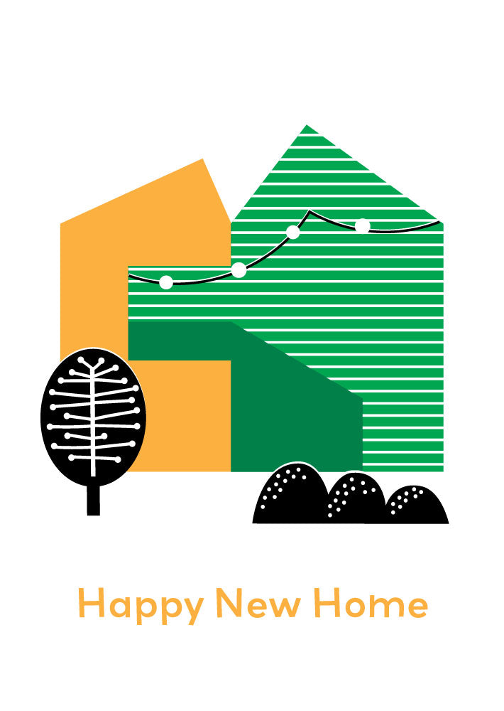 Happy New Home A6 Recycled Card