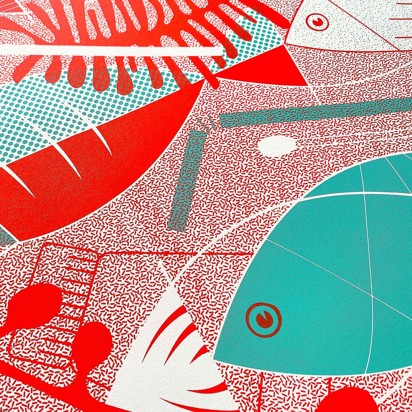 Plenty of Fish in the Sea A2 Screenprint